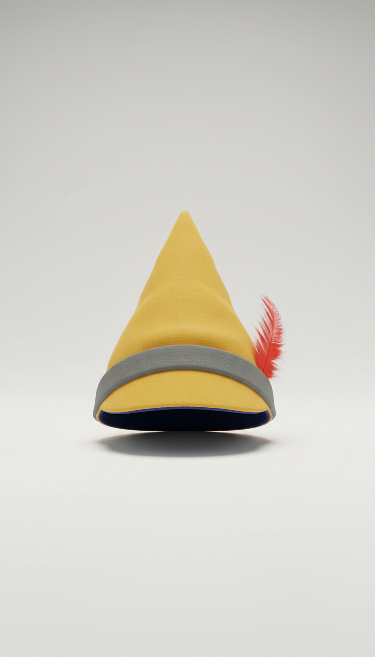 Goldenrod playful bard cap
