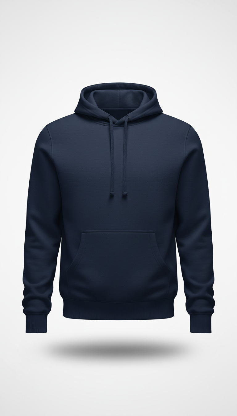 Midnight navy bard quote hoodie